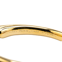 Hermès | Pre-Owned Gold Plated Cheval Double Horse Bangle | Gold