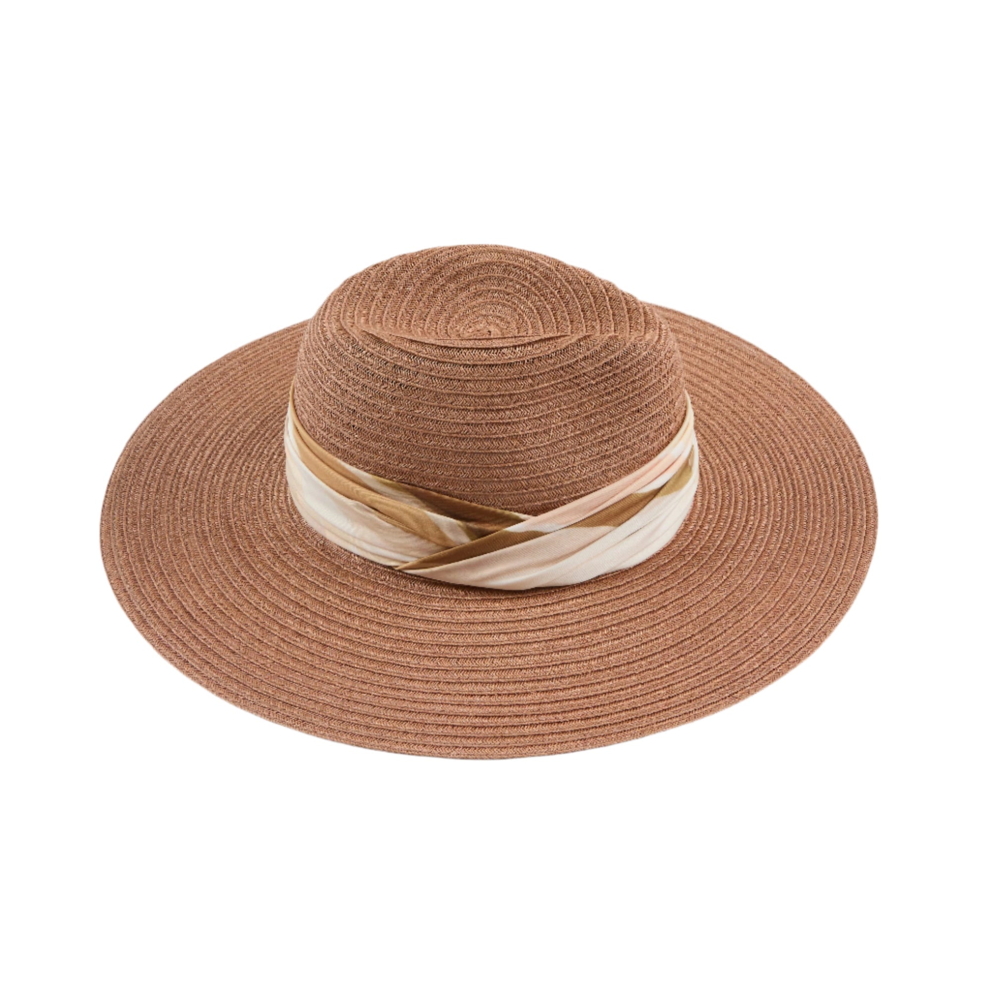 Emmanuelle Vented Hemp Packable Fedora | Fawn