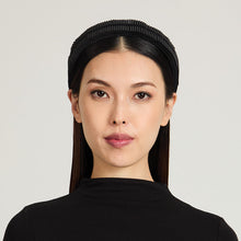 Elizabeth Pleated Headband | Black