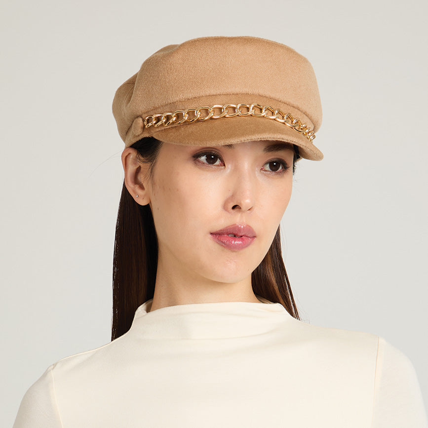 Marina Cashmere Cap | Camel