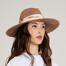 Emmanuelle Vented Hemp Packable Fedora | Fawn