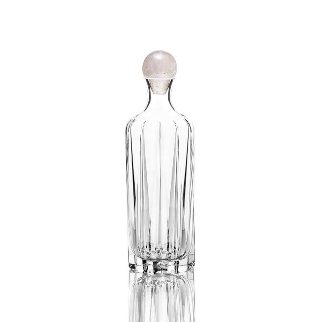 Elevo Liquor Decanter | Smoke Agate | Lead-Free Crystal