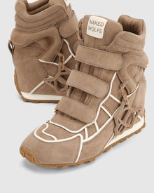 Womens | Element Suede Sneaker | Mushroom