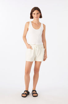 AMO Denim | Eileen Sweatshort in Eggshell