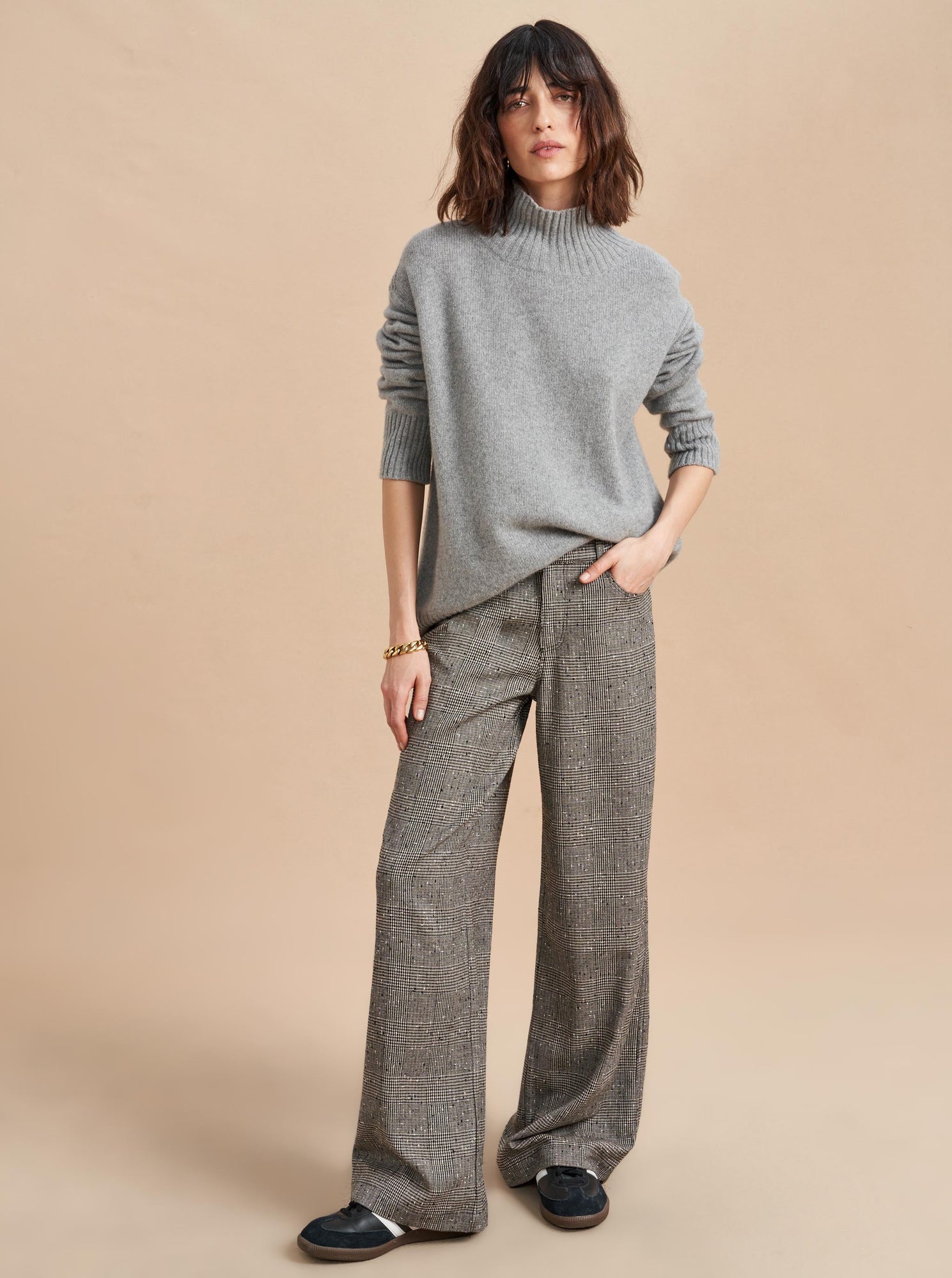 Elizabeth Trouser | Black x Multi