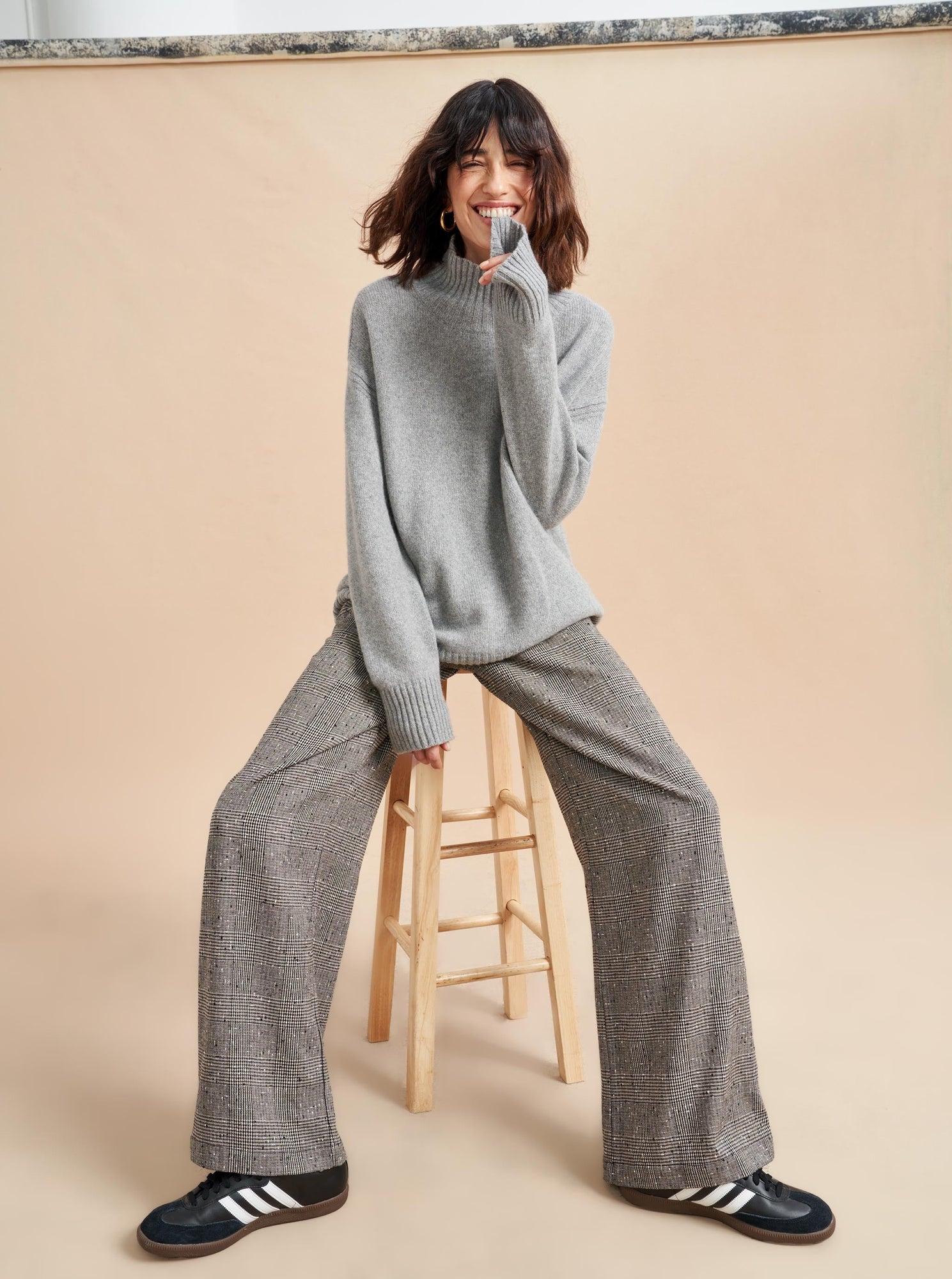 Elizabeth Trouser | Black x Multi