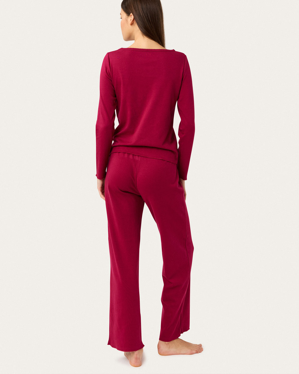 Womens | Ellie PJ Set | Cranberry