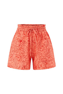 Palm Beach Shorts | Flamingo Poppy