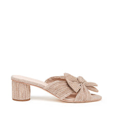 Emilia Pleated Knot Mule | Platinum Rose