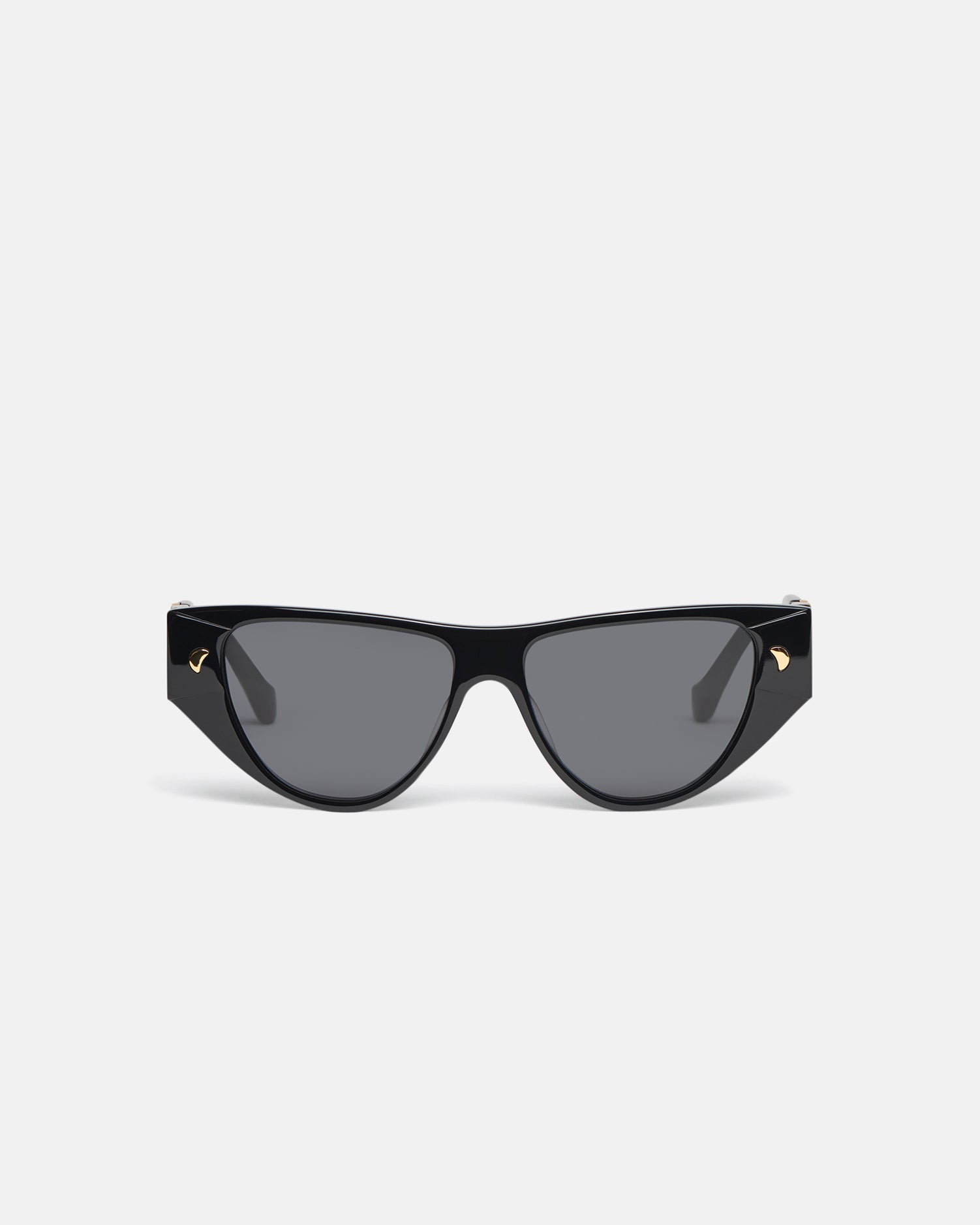 Unisex | Emme Bio-Plastic Cat-Eye Sunglasses | Black