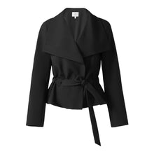Emory Draped Jacket | Black