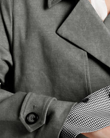 Women | Empirical City Trench Coat | Washed Black