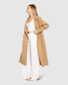 Women | Empirical Trench Coat | Khaki