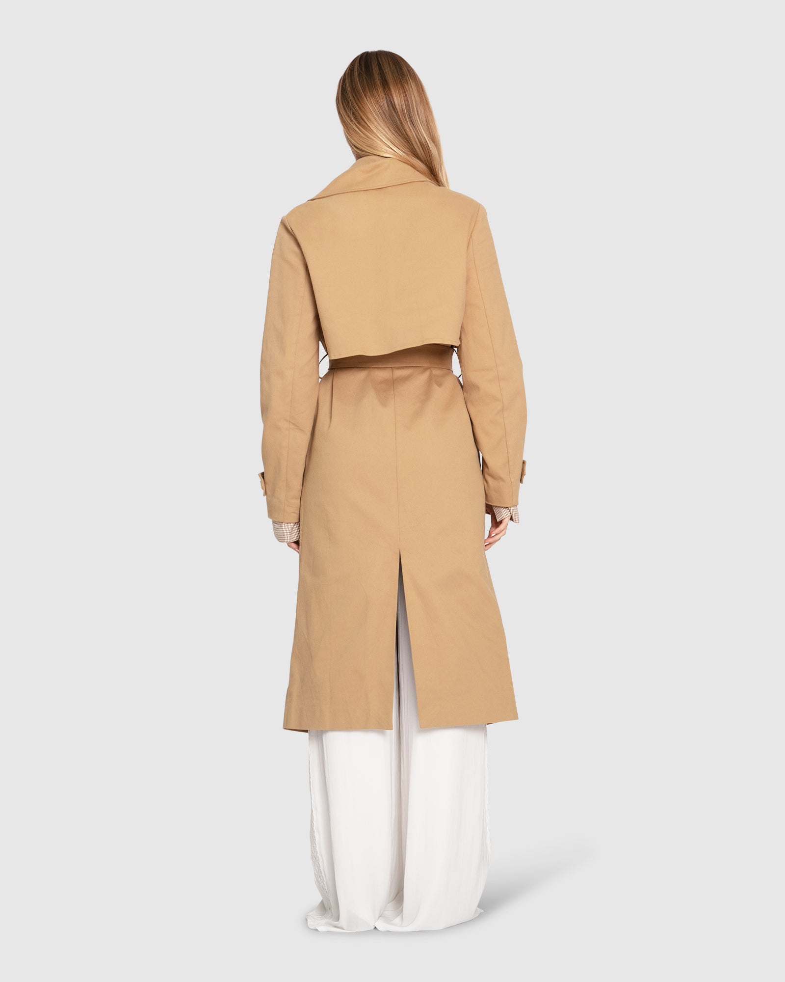 Women | Empirical Trench Coat | Khaki