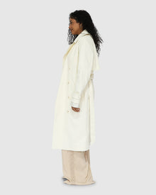 Women | Empirical Trench Coat | Cream