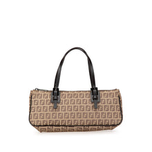 Fendi | Pre-Owned Zucchino Canvas Handbag | Brown/Beige
