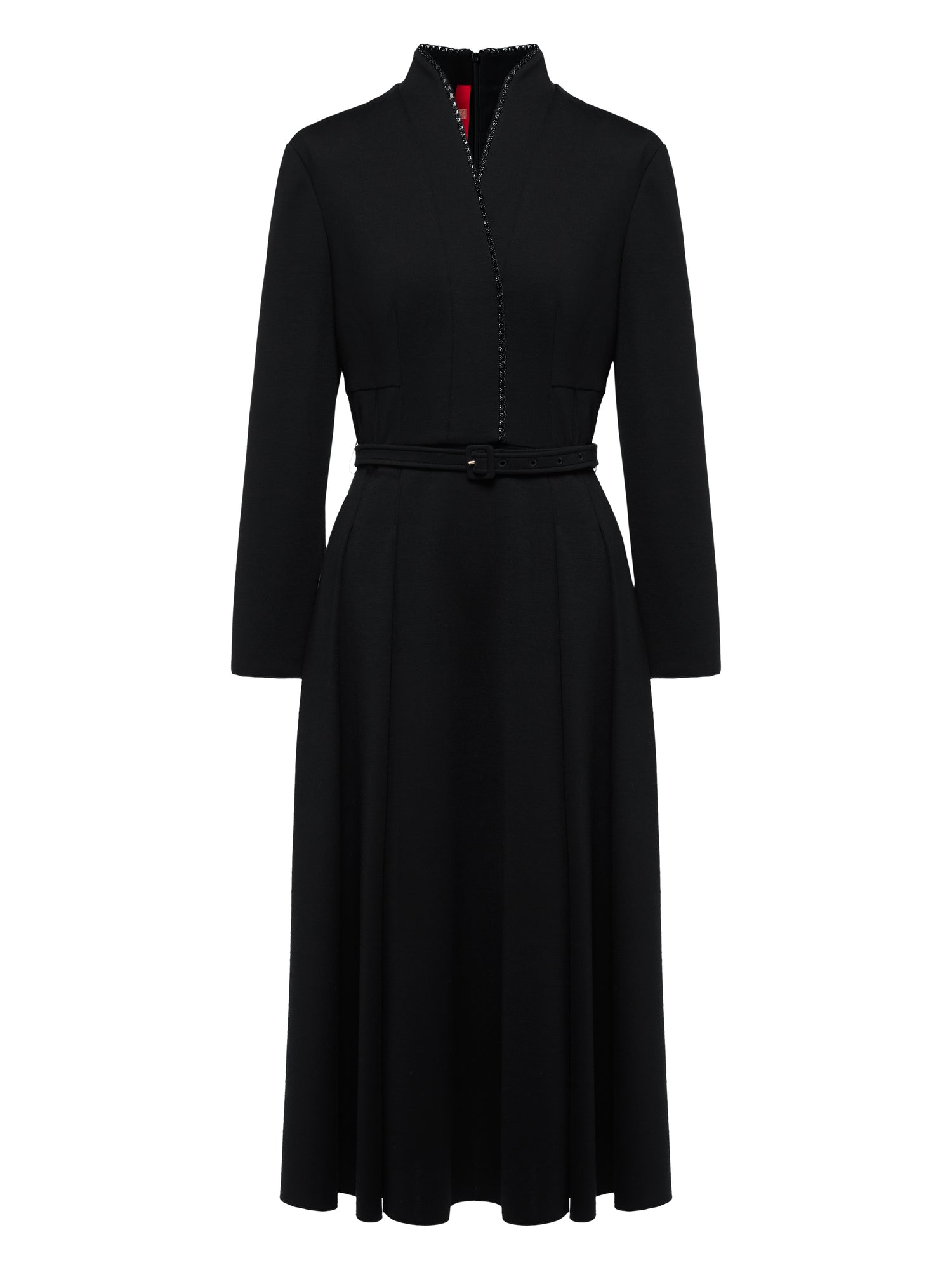 Wool Hepburn Maxi Dress | Black