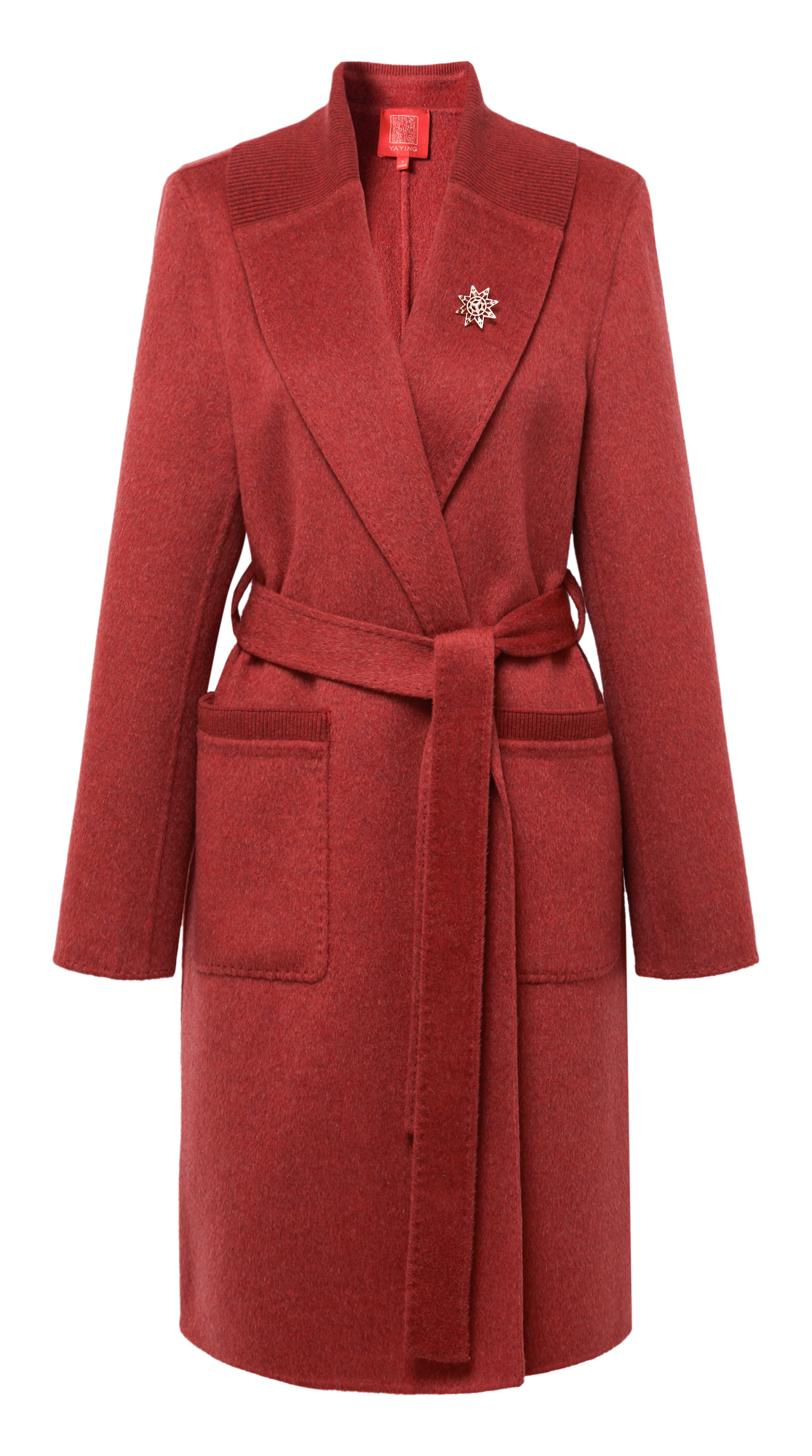 Wool Coat | Red