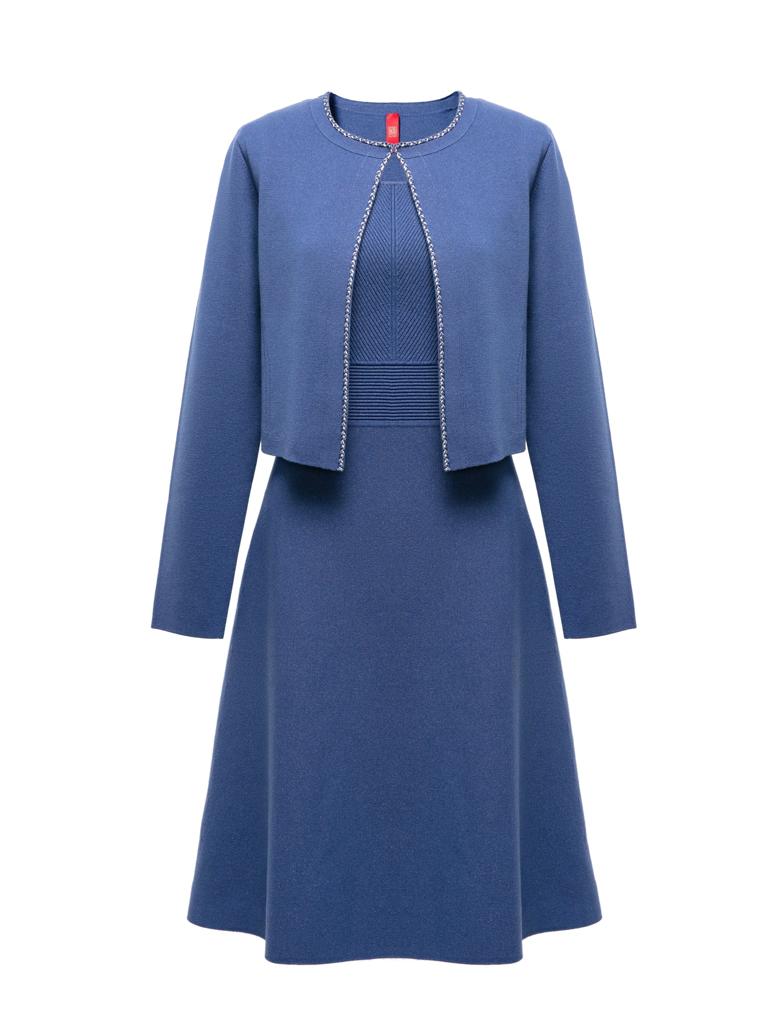 Wool Knit Dress | Blue