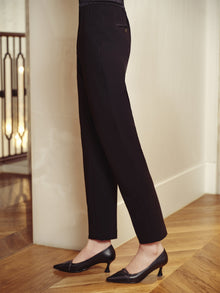 Triacetate Suit Pants | Black