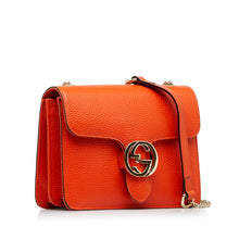 Gucci Pre-Owned Small Dollar Interlocking G Crossbody | Women | Orange