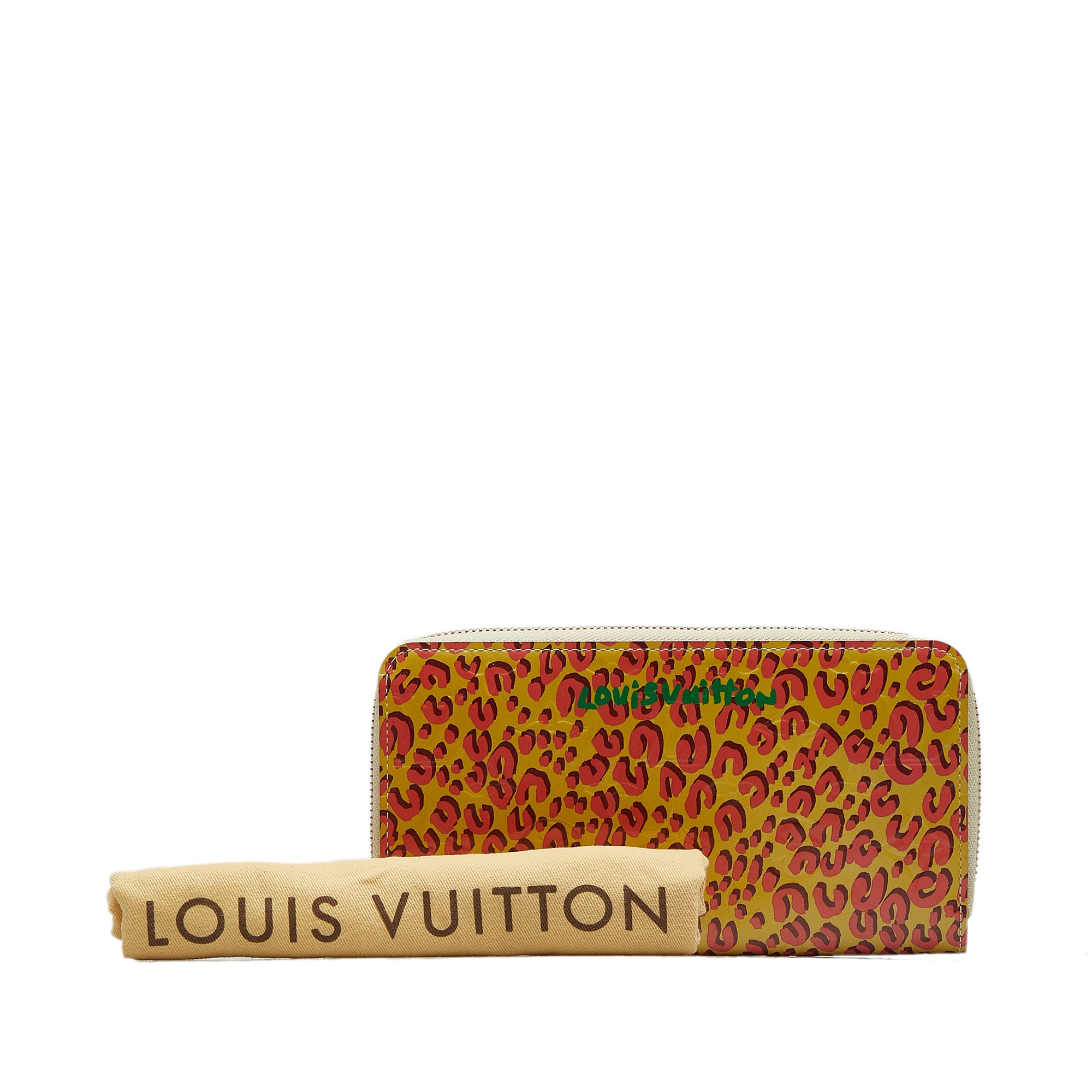 Louis Vuitton Pre-Owned X Stephen Sprouse Vernis Leopard Zippy | Women | Yellow