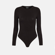 OW Collection Erla Bodysuit | Black Caviar