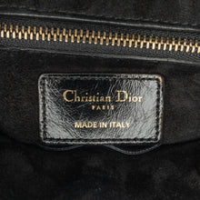 Dior | Pre-Owned Small Crinkled Patent Cannage My ABCLady | Black