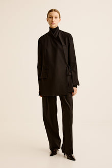 Aire Tie Blazer | Black