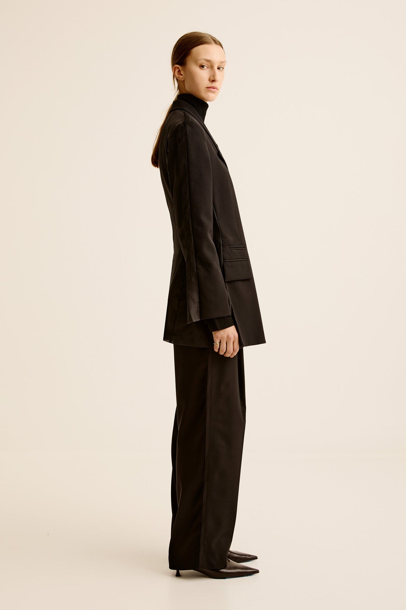 Aire Tie Blazer | Black