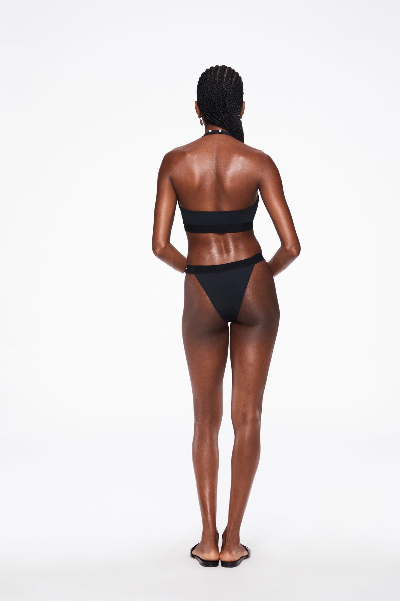 Perla Bottom | Black Eco Compression