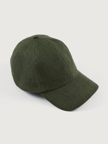 Eugenia Kim | Lo Linen Baseball Cap | Olive