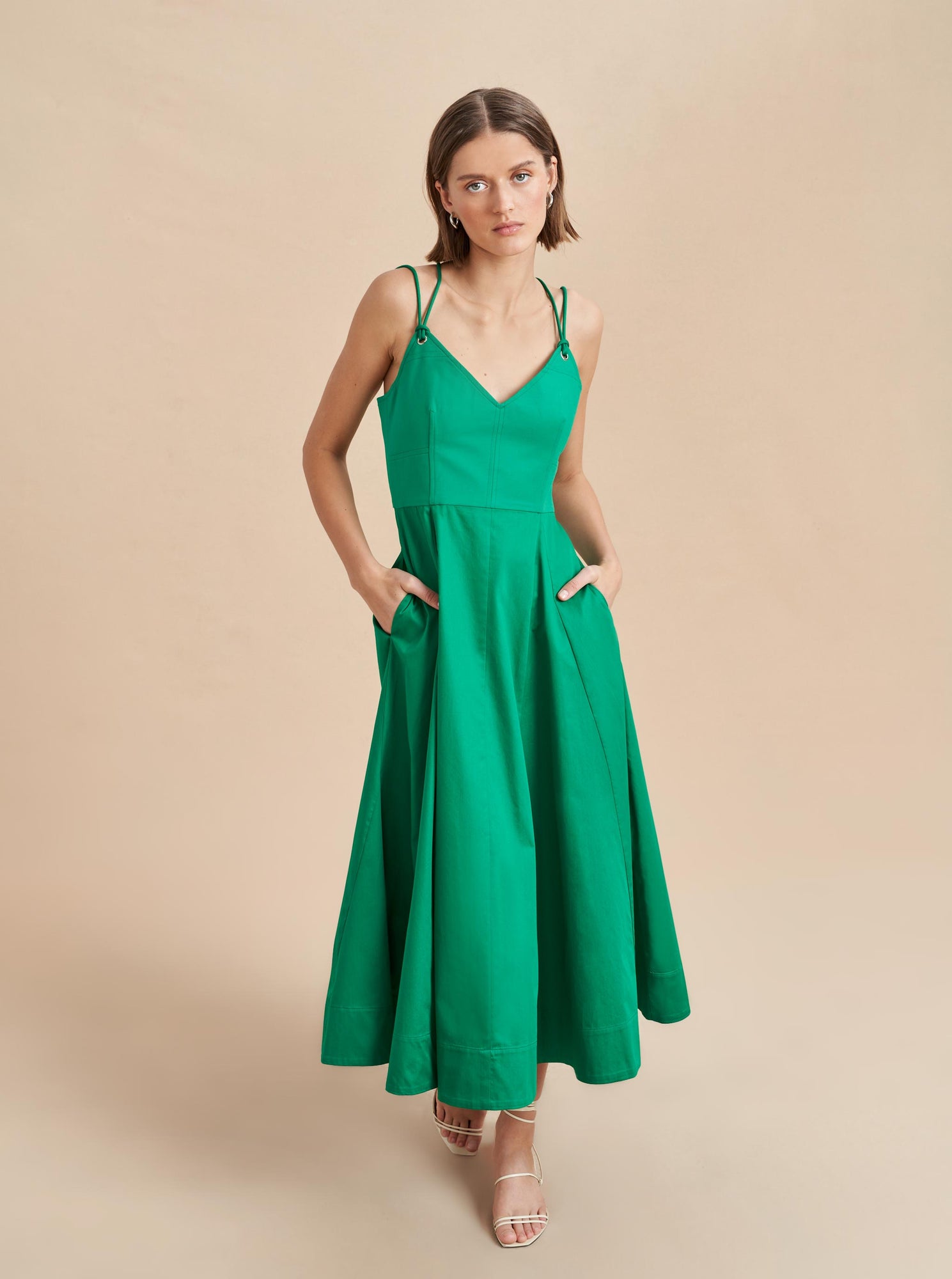 Evelyn Dress | Kelly Green