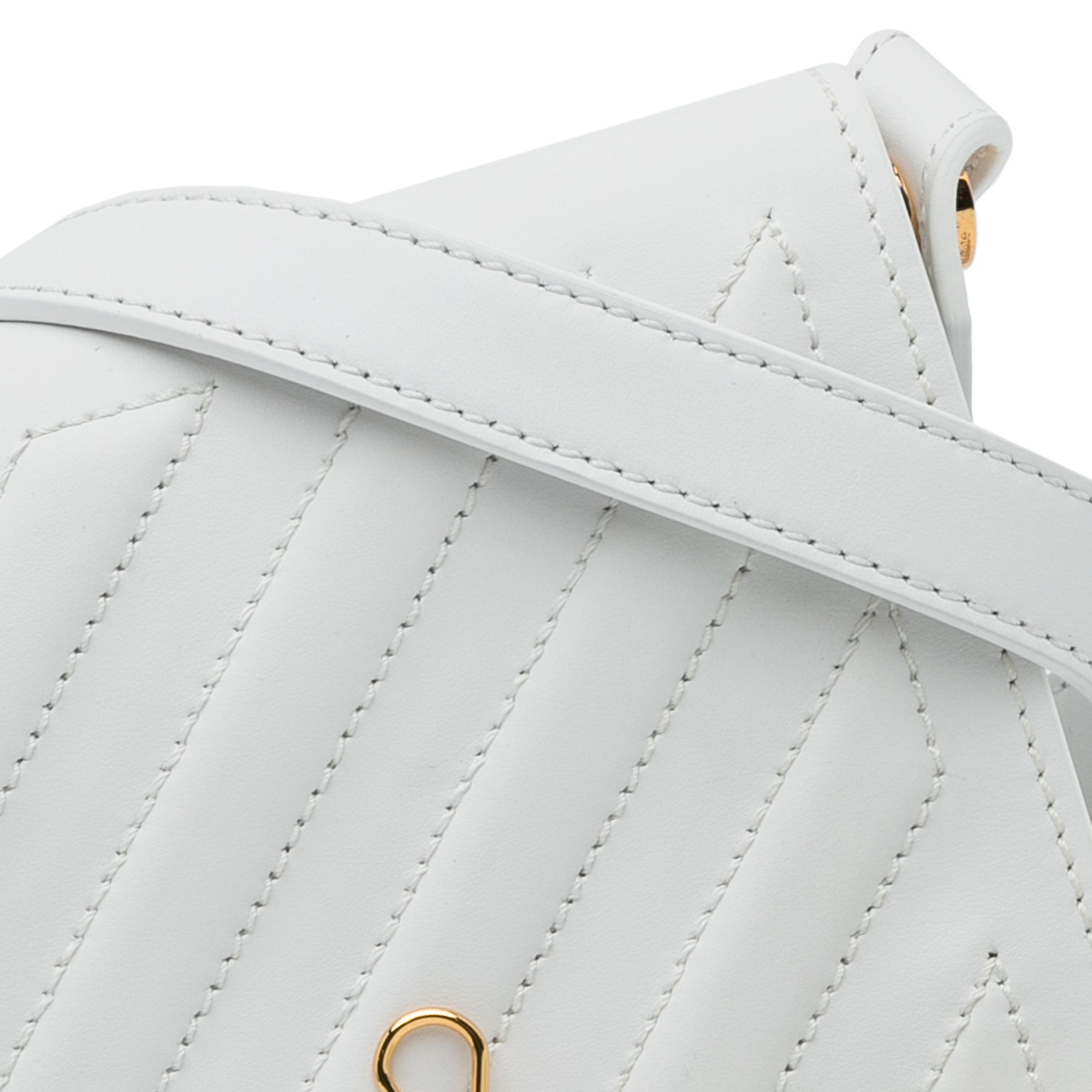 Off-White | Pre-Owned Baby Binder Clip Crossbody Bag | White