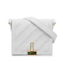 Off-White | Pre-Owned Baby Binder Clip Crossbody Bag | White