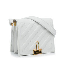 Off-White | Pre-Owned Baby Binder Clip Crossbody Bag | White