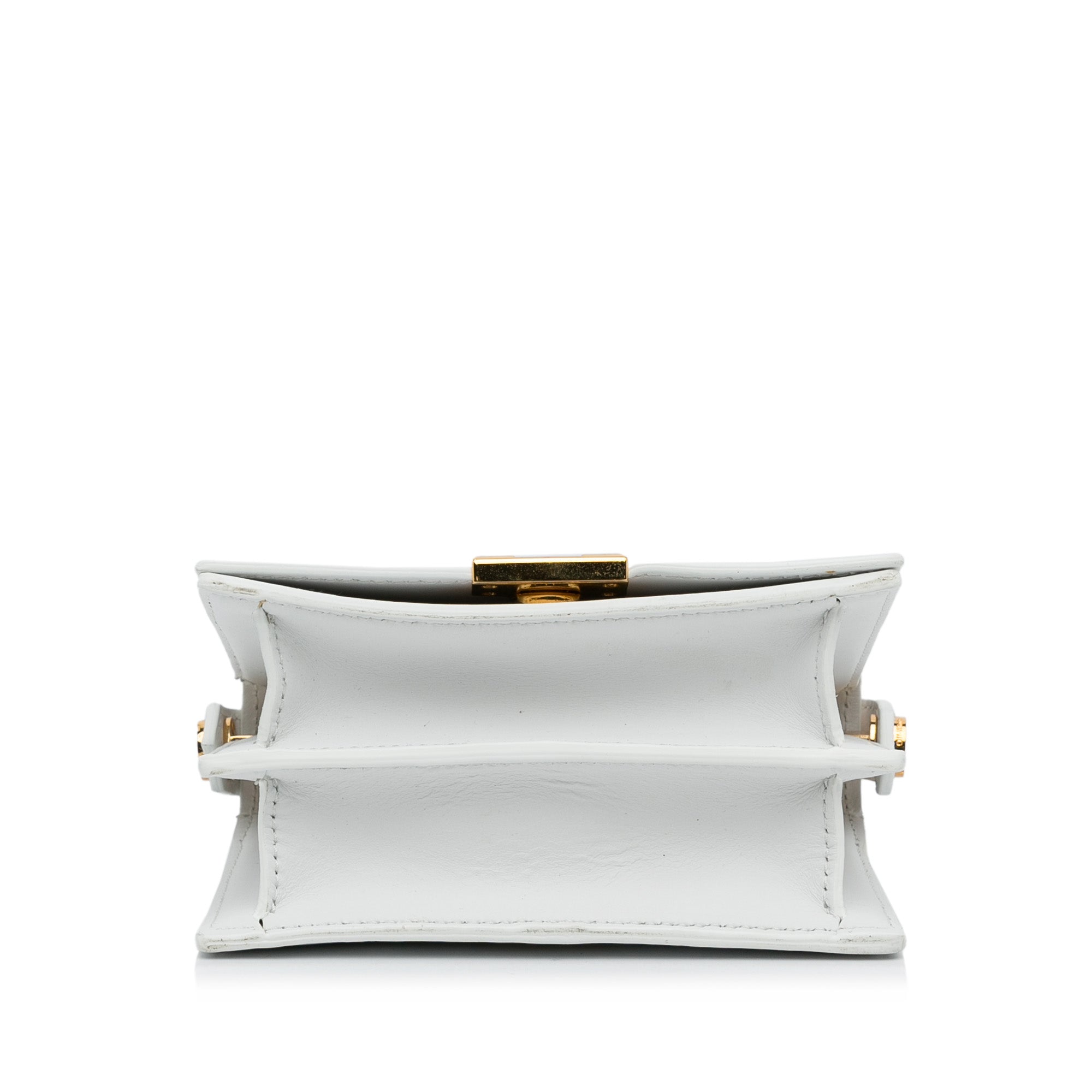 Off-White | Pre-Owned Baby Binder Clip Crossbody Bag | White