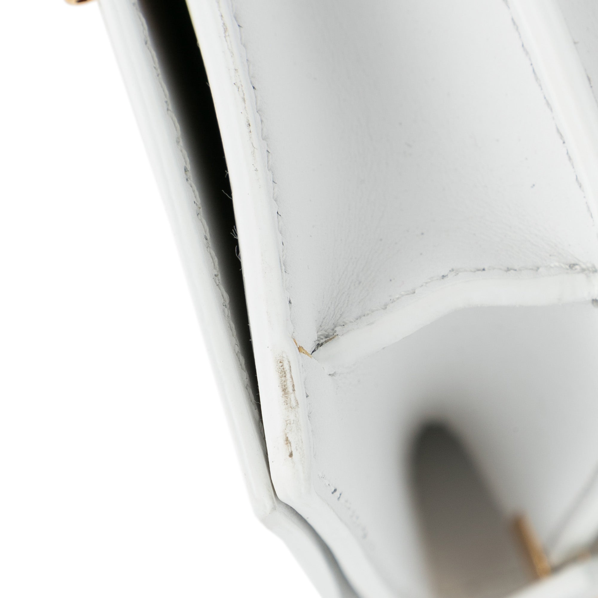 Off-White | Pre-Owned Baby Binder Clip Crossbody Bag | White
