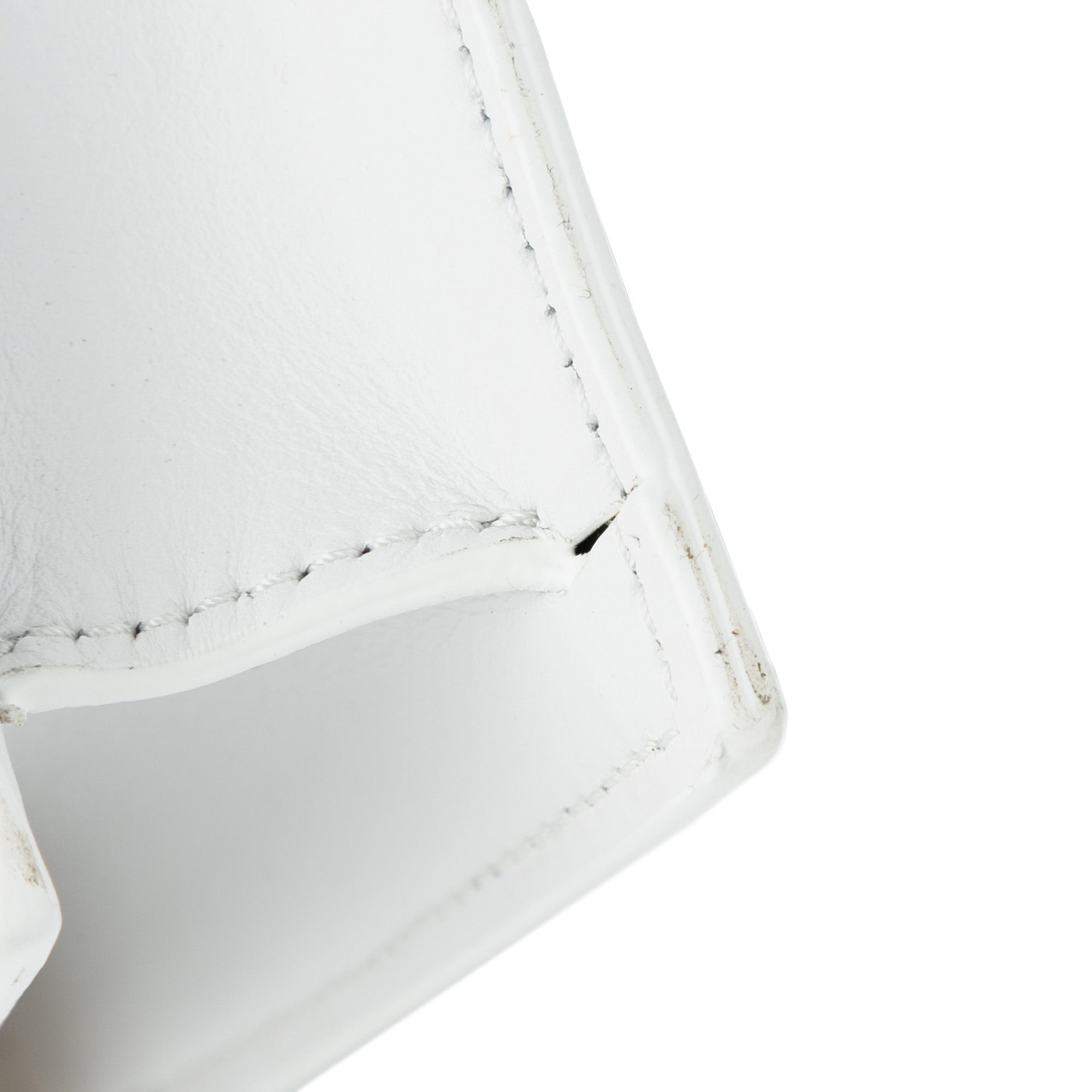 Off-White | Pre-Owned Baby Binder Clip Crossbody Bag | White