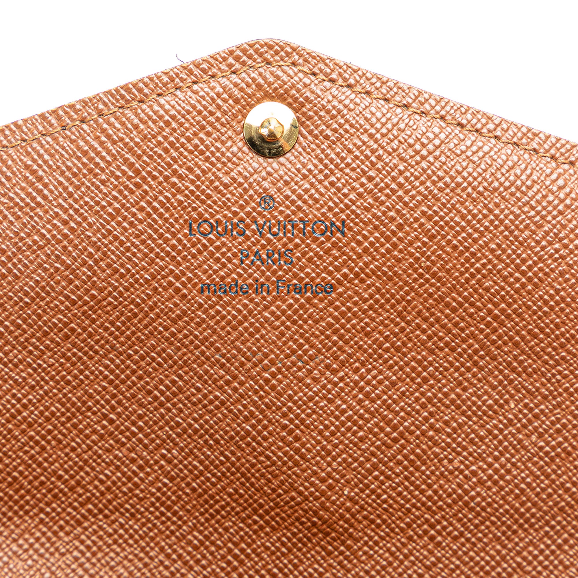 Louis Vuitton Pre-Owned Monogram Portefeuille Sarah Wallet | Women | Brown