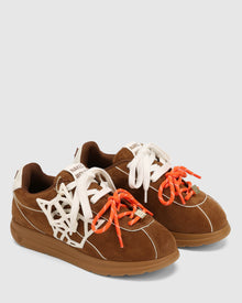 Womens | Expense Hairy Suede Sneaker | Tan