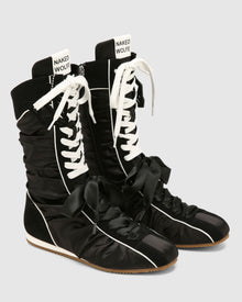 Womens | Extreme Satin Sneaker | Black