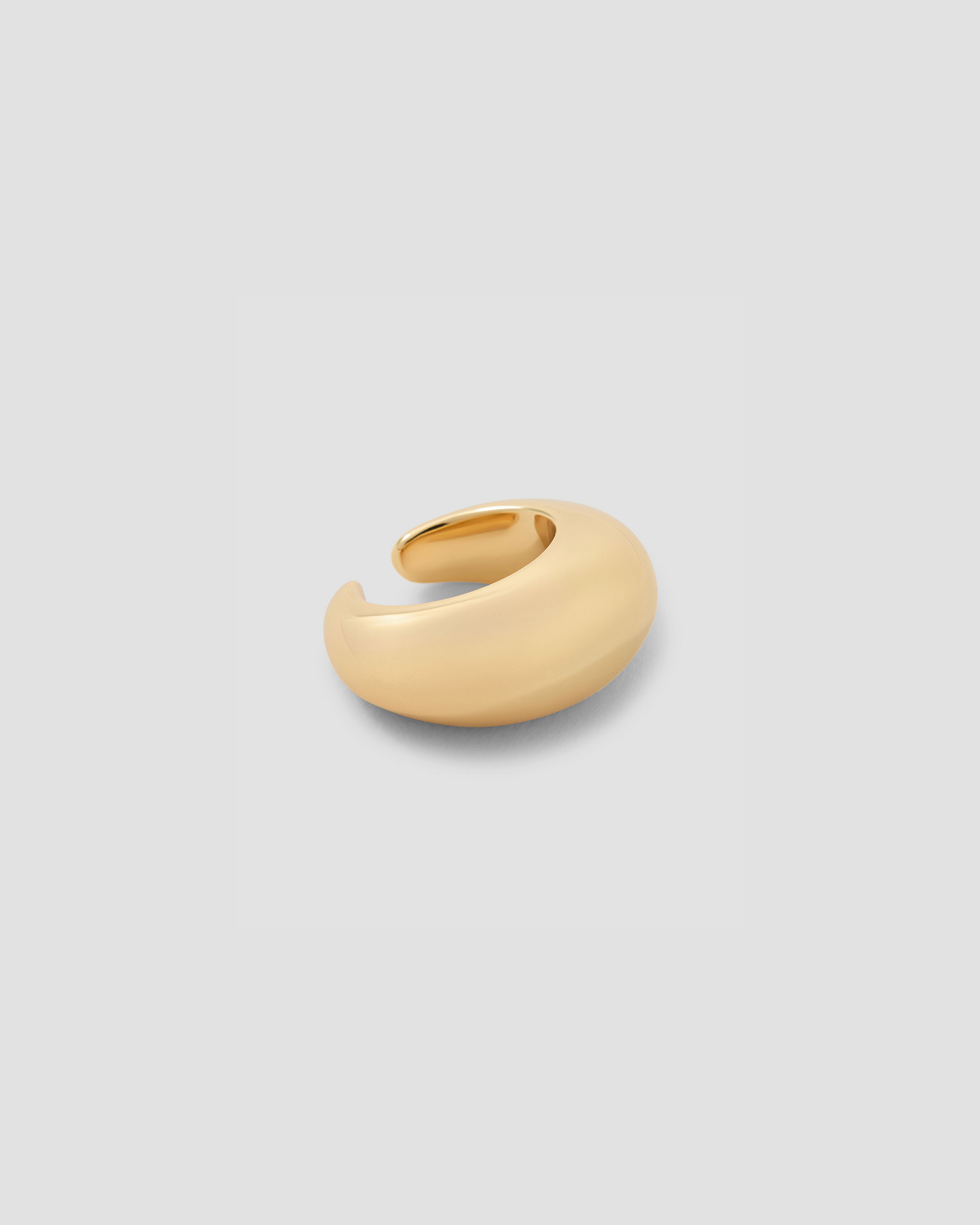 Dylan Ear Cuff earring - styled on model | womens gold earrings