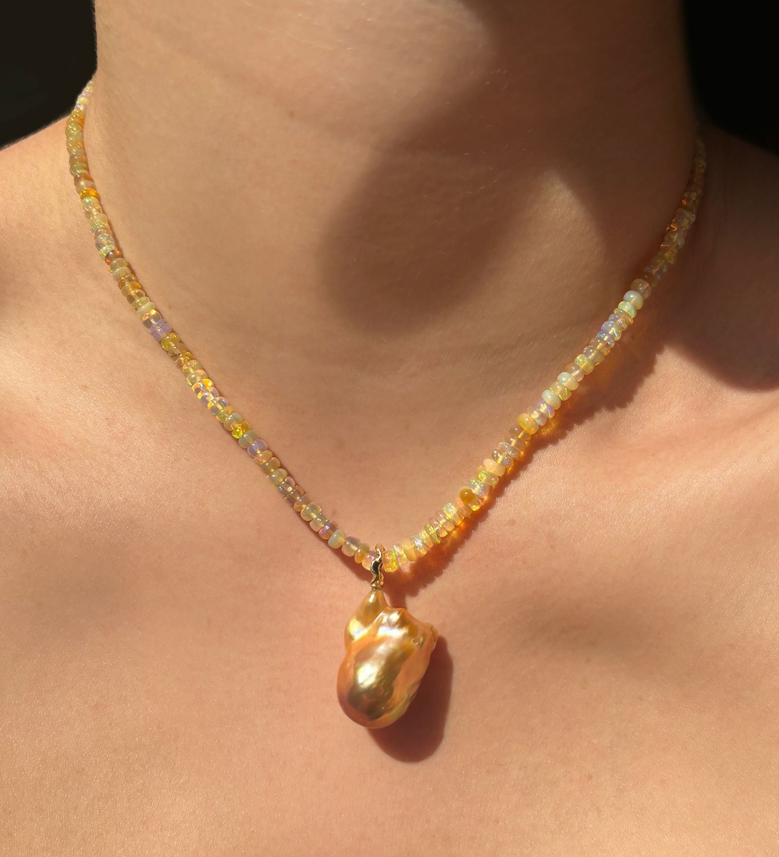 Eclipse Opal Necklace