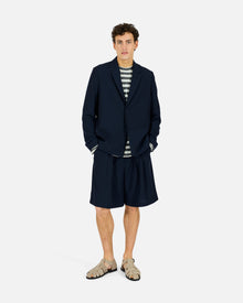 Eco Double-Button Blazer | Blue