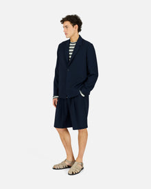 Eco Double-Button Blazer | Blue
