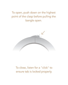 Maeve Bangle | Gold Tone Brass