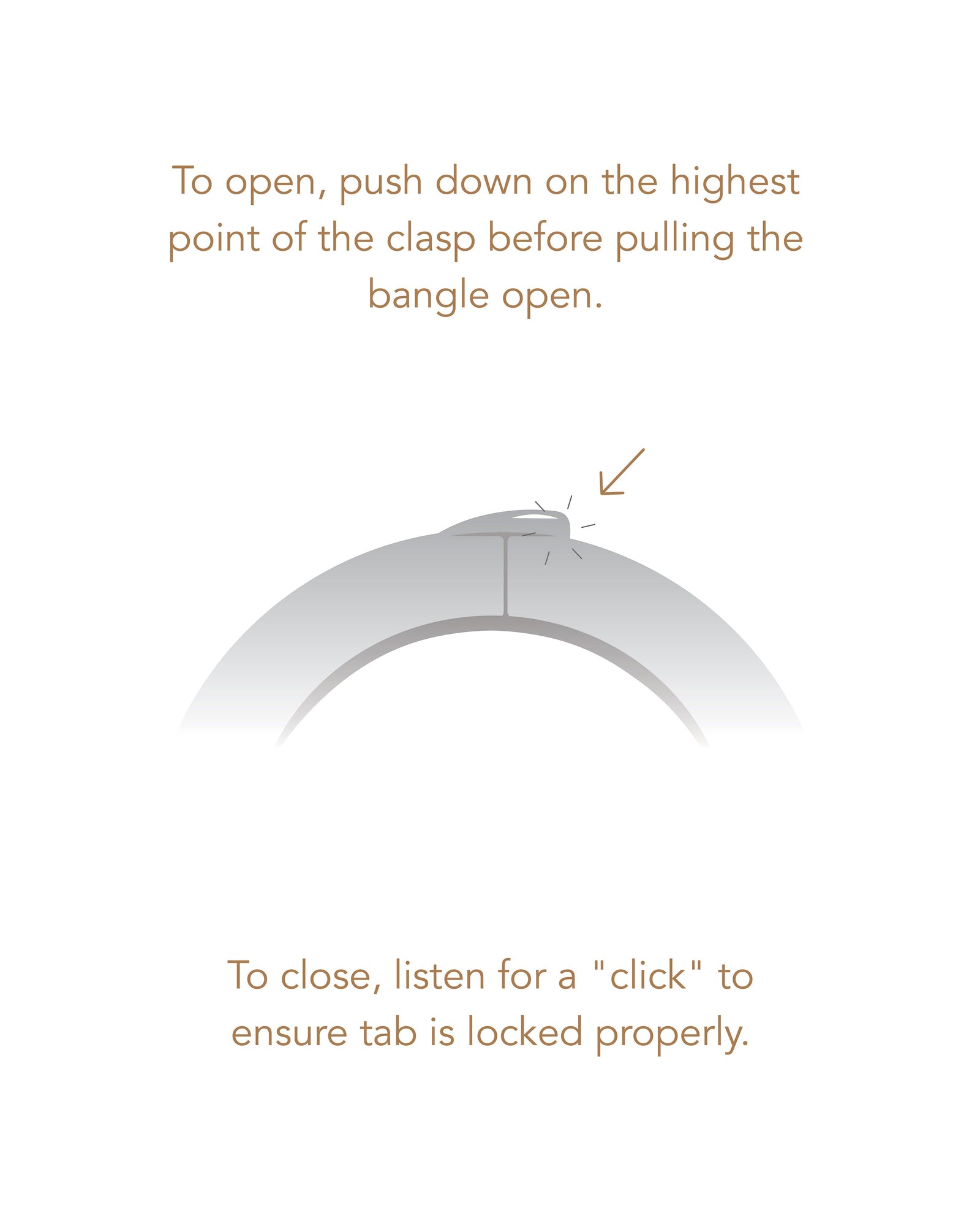 Maeve Bangle | Silver Dipped Brass