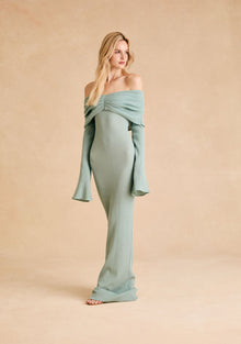 Womens | Xenia Knit Maxi Dress | Frosted Sea