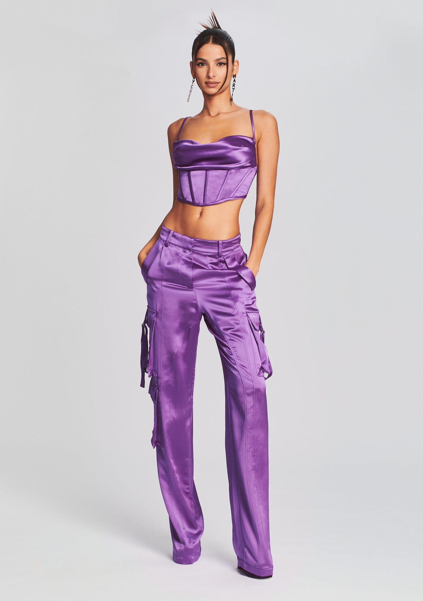 AndrÃ© Cargo Pant | Orchid Purple